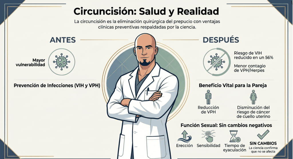 beneficios de la circuncision o postectomia